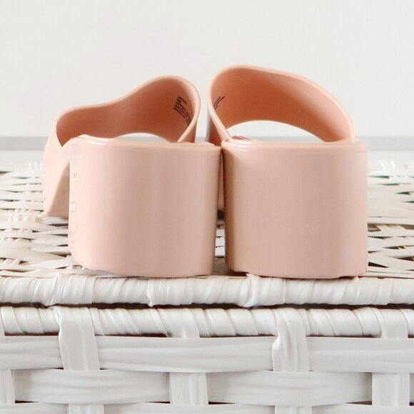 Beach by Matisse Nude Jelly Block Heel Slide Sandals Waterproof Summer Shoes 9 - Picture 5 of 16